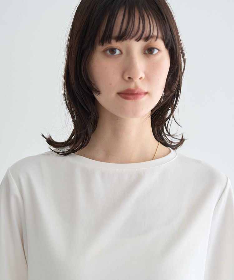 YECCA VECCA「シアーMIXプルオーバー」|Tシャツ・カットソー|
