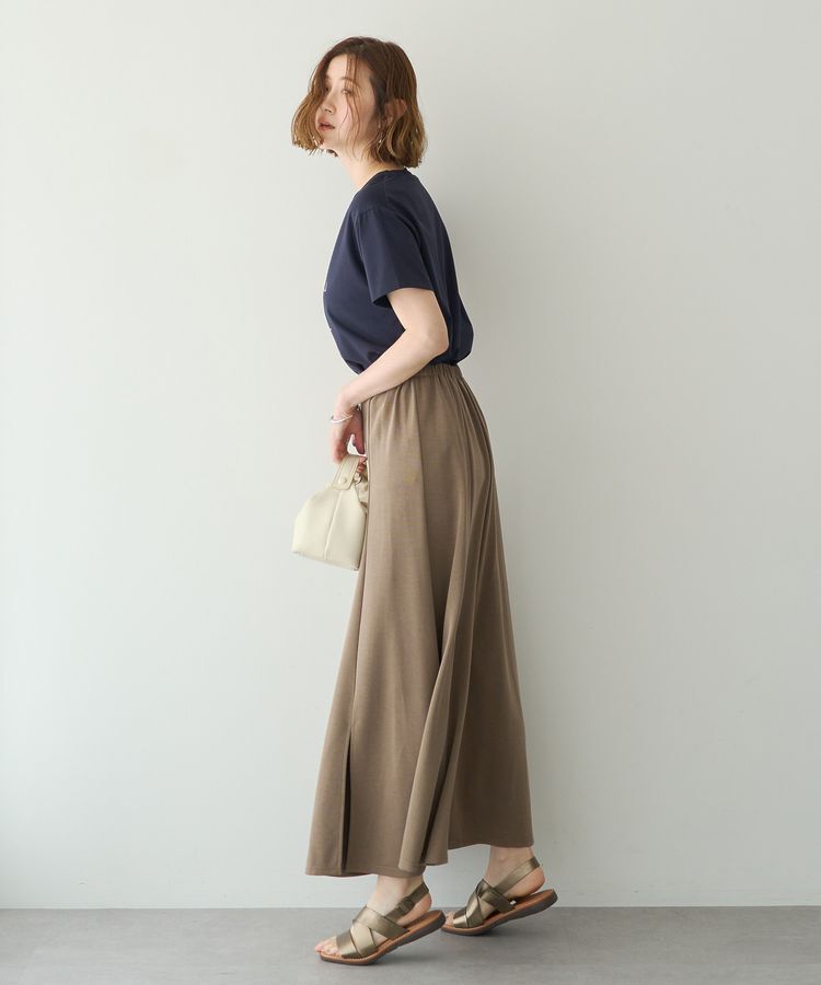 YECCA VECCA「【接触冷感】メッセージロゴTee」|Tシャツ・カットソー|