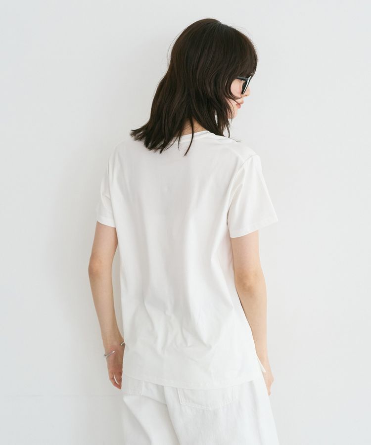 YECCA VECCA「【接触冷感】メッセージロゴTee」|Tシャツ・カットソー|