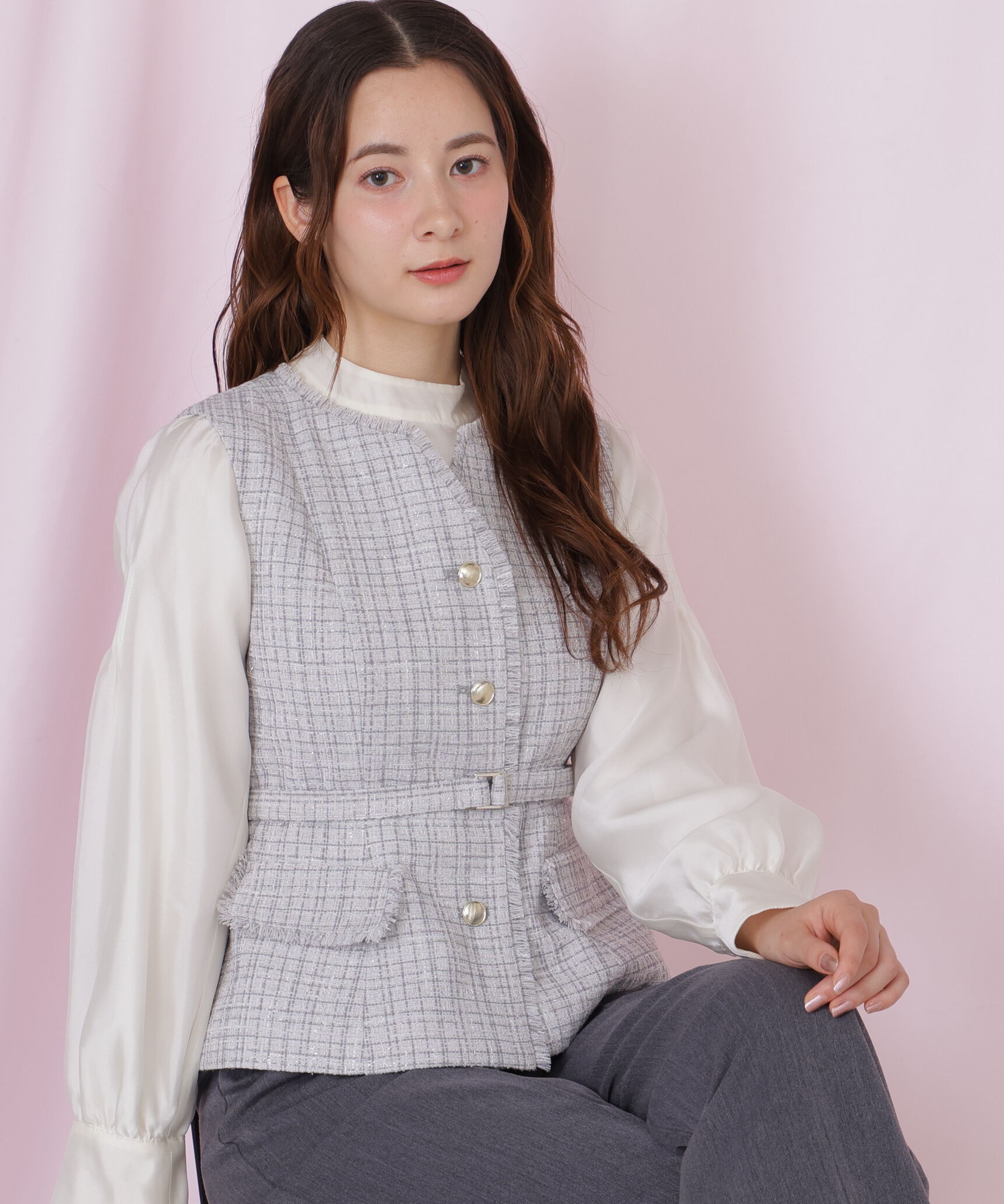  「ベルト付きツィードジレ」|その他|