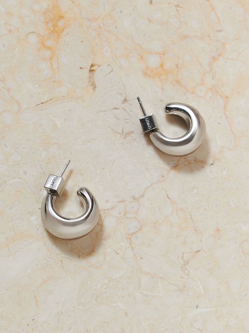 SNIDEL「メタルミニピアス」|ピアス|SLV