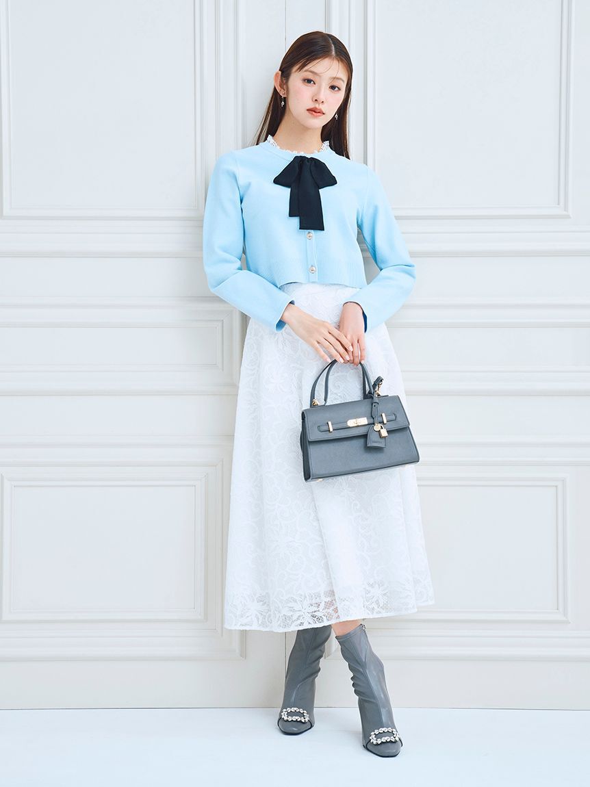 CELFORD「【セットアップ対応】チュール刺繍フレアスカート」|スカート|OWHT