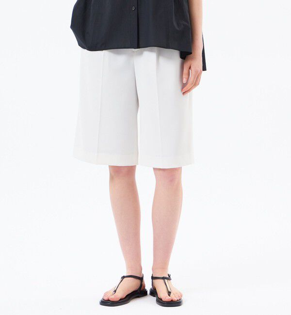 MACKINTOSH PHILOSOPHY「ドライツイルツータックハーフパンツ」|その他|ホワイト