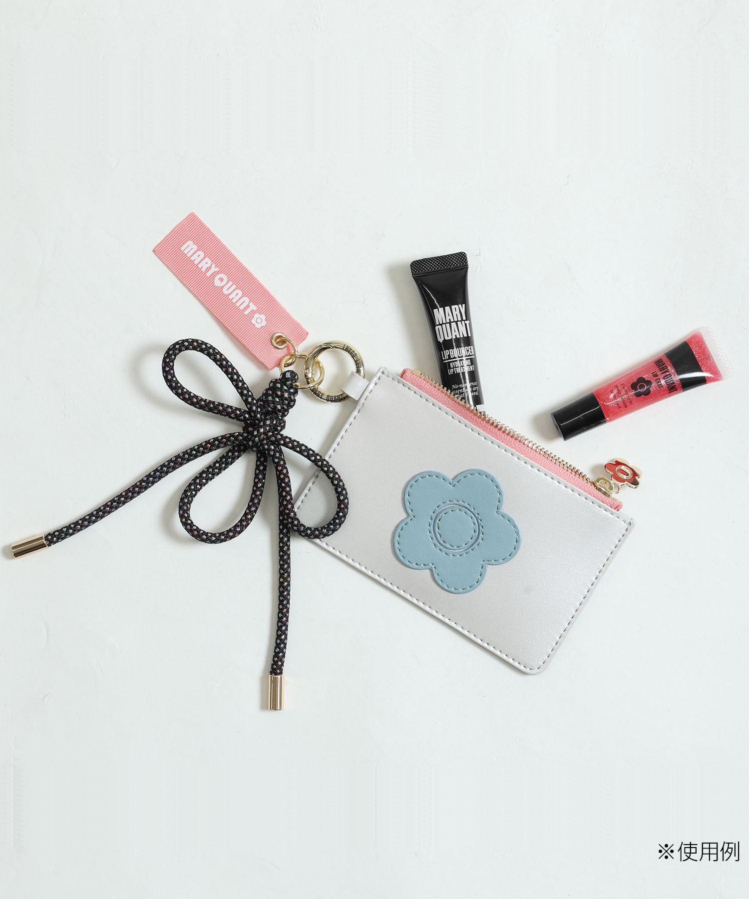 MARY QUANT「マルチデコレーション フラットケース」|ポーチ|