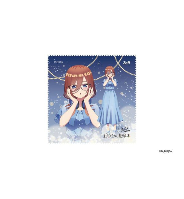  「Zoff｜五等分の花嫁＊ 中野三玖モデル[ご予約限定特典アクリルスタンド付き] レンズ交換券付」|メガネ|