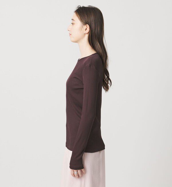 UNITED ARROWS「コットン テレコ クルーネック カットソー」|Tシャツ・カットソー|