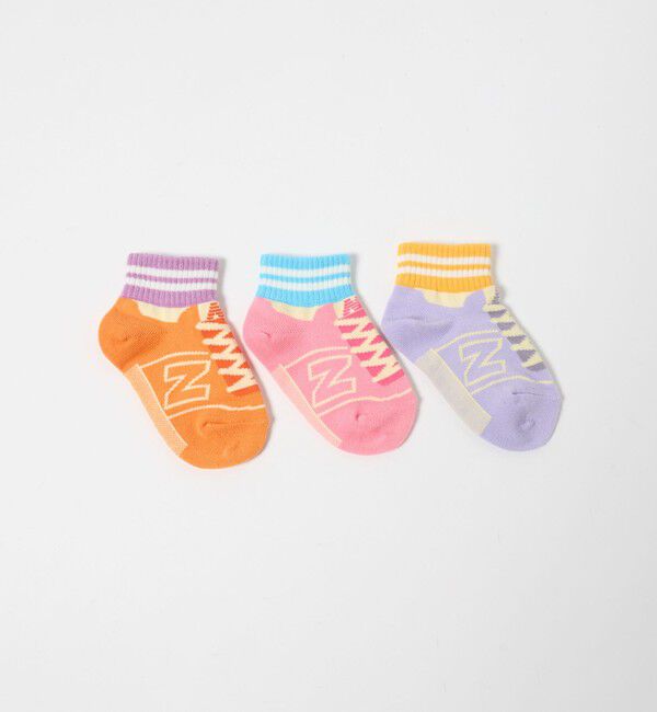UNITED ARROWS green label relaxing「＜New Balance＞GIRLS ソックス 3P / キッズ 13cm-19cm」|ソックス|その他1