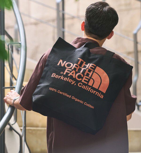 UNITED ARROWS green label relaxing「【WEB限定】＜THE NORTH FACE＞オーガニック コットン トートバッグ」|トートバッグ|BLACK