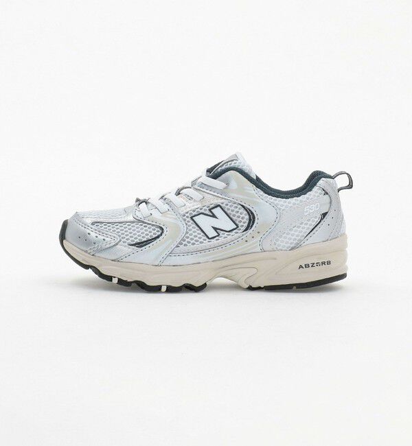 UNITED ARROWS green label relaxing「【WEB限定】＜New Balance＞530 BUNGEE LACE / キッズ 17cm-21cm 」|スニーカー|SILVER