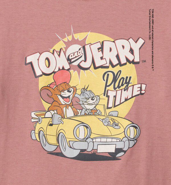 UNITED ARROWS green label relaxing「【別注】＜URBAMENT＞TOM and JERRY リンガーTシャツ / キッズ 140cmー150cm」|Tシャツ・カットソー|