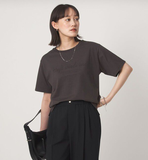 UNITED ARROWS green label relaxing「グラフィック Tシャツ」|Tシャツ・カットソー|DK.GRAY