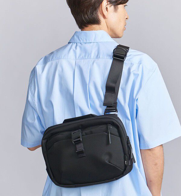 BEAUTY&YOUTH UNITED ARROWS「【別注】 ＜Aer＞ COMMUTER SLING/バッグ」|ショルダー・メッセンジャー|BLACK