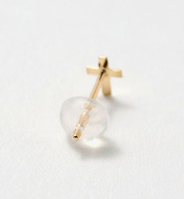 BEAUTY&YOUTH UNITED ARROWS「K18 クロス ピアス」|ピアス|