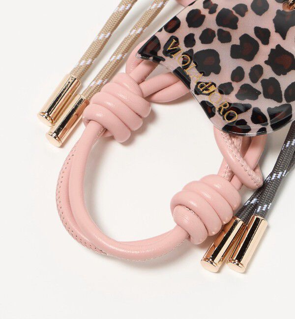 BEAUTY&YOUTH UNITED ARROWS「【WEB限定】＜VIOLAd&rsquo;ORO＞レオパード ハート バッグチャーム」|キーケース|