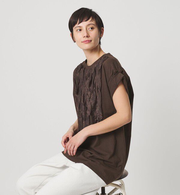 BEAUTY&YOUTH UNITED ARROWS「【WEB限定】＜dahl&rsquo;ia＞リメイク ショートスリーブ Tシャツ」|Tシャツ・カットソー|