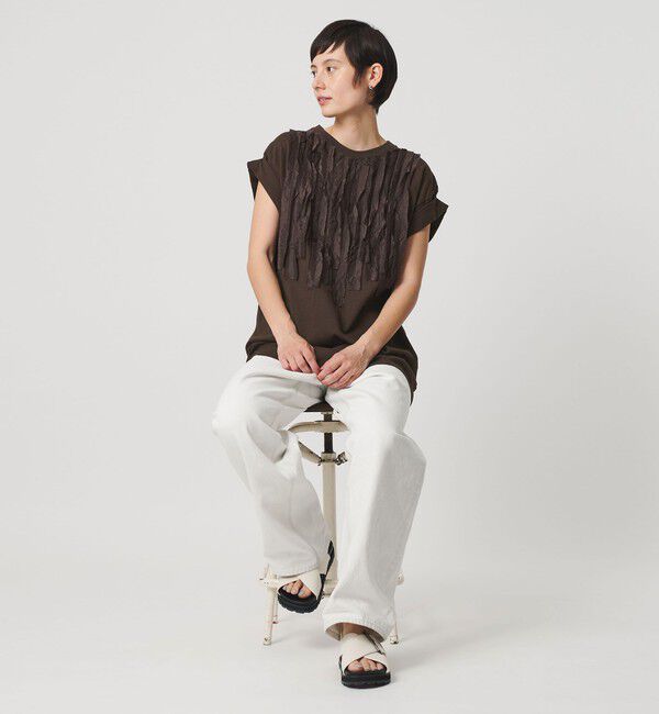 BEAUTY&YOUTH UNITED ARROWS「【WEB限定】＜dahl&rsquo;ia＞リメイク ショートスリーブ Tシャツ」|Tシャツ・カットソー|