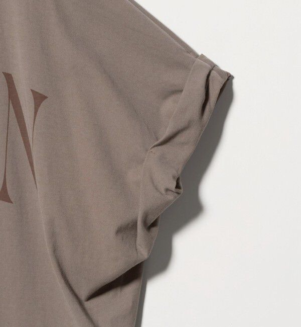 BEAUTY&YOUTH UNITED ARROWS「＜Americana＞ロールアップ クロップド Tシャツ」|Tシャツ・カットソー|