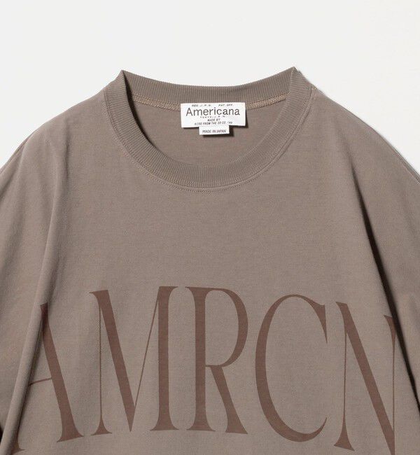 BEAUTY&YOUTH UNITED ARROWS「＜Americana＞ロールアップ クロップド Tシャツ」|Tシャツ・カットソー|