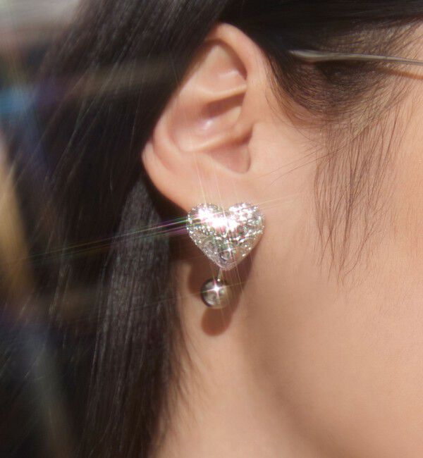 BEAUTY&YOUTH UNITED ARROWS「＜Soierie＞Heart barbell ピアス」|ピアス|