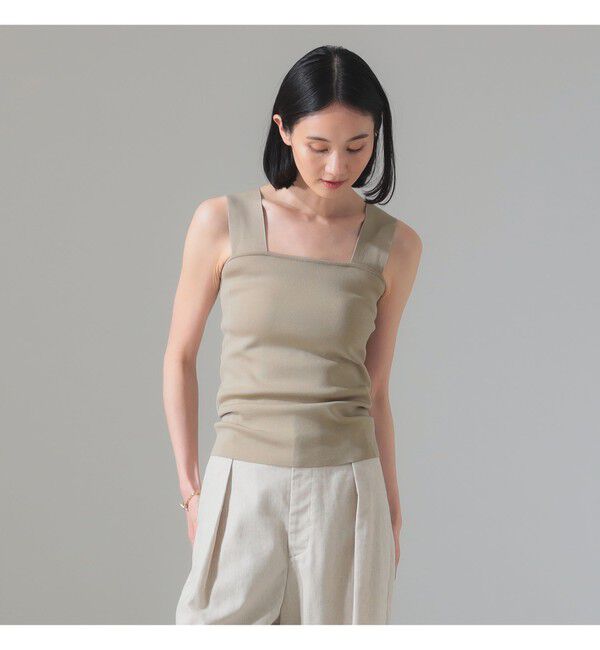 Demi-Luxe BEAMS 「【別注】スタイリスト佐藤佳菜子 &times; SLOANE / ミラノ リブ タンクトップ」|ニット・セーター|