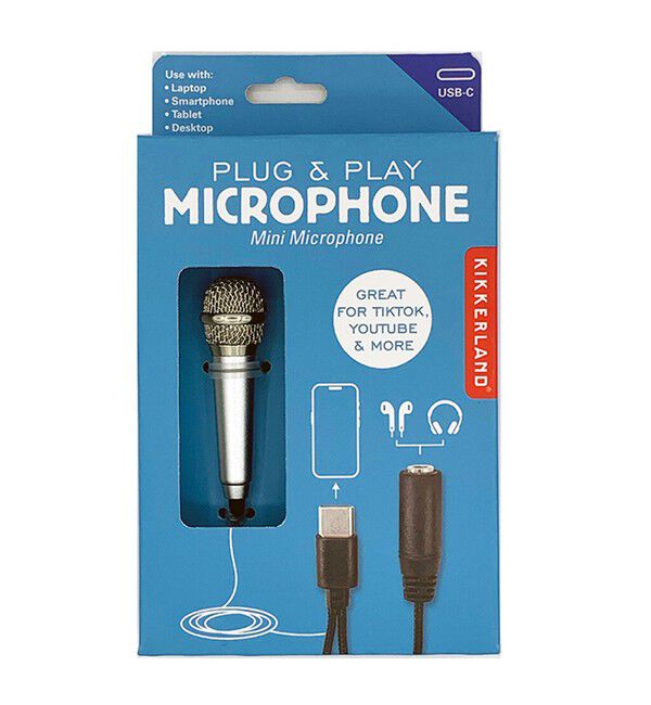 bPr BEAMS「KIKKERLAND / Plug & Play Microphone」|モバイルケース|