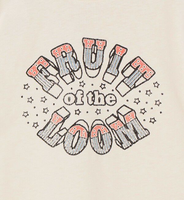 SHIPS any「FRUIT OF THE LOOM:〈洗濯機可能〉ロゴ プリント Tシャツ<KIDS>」|Tシャツ・カットソー|