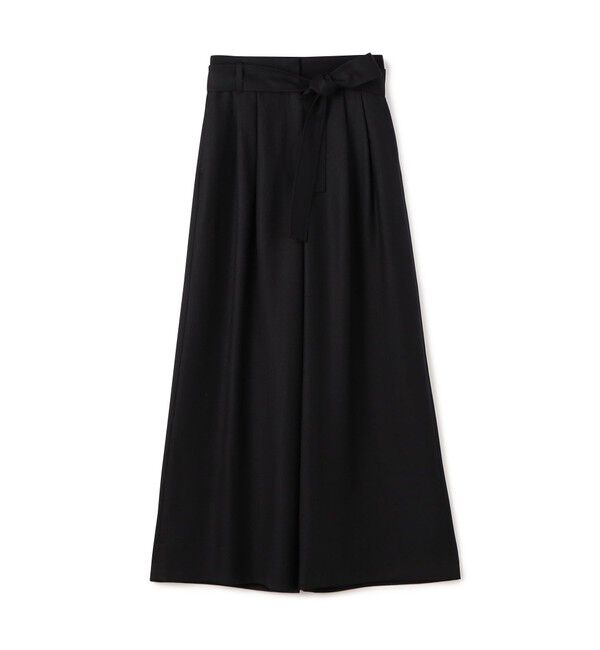Ballsey「ライトカルゼ ベルテッドパンツ」|スラックス|19 ブラック