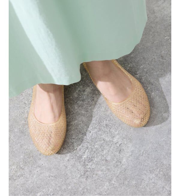 SLOBE IENA「《別注カラーあり》MOHI/モヒ メッシュフラットシューズ 3-2533- PVC」|パンプス|