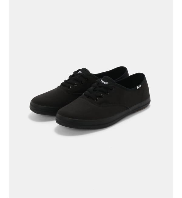 SLOBE IENA「Keds./ケッズ CHAMPION CANVAS WF」|スニーカー|ブラック