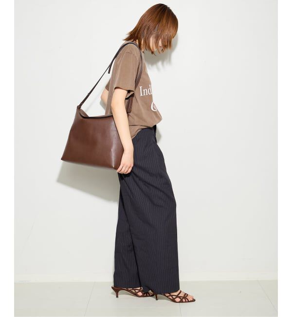 journal standard L'essage「バイオリネン ワイドタックパンツ」|スラックス|