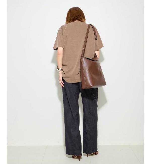 journal standard L'essage「バイオリネン ワイドタックパンツ」|スラックス|
