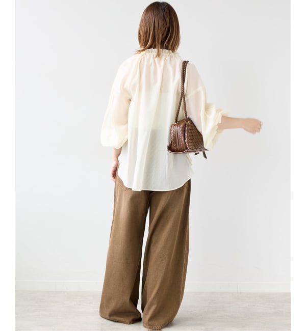 JOURNAL STANDARD relume「《WEB限定予約》ピンタックフリルブラウス」|シャツ・ブラウス|