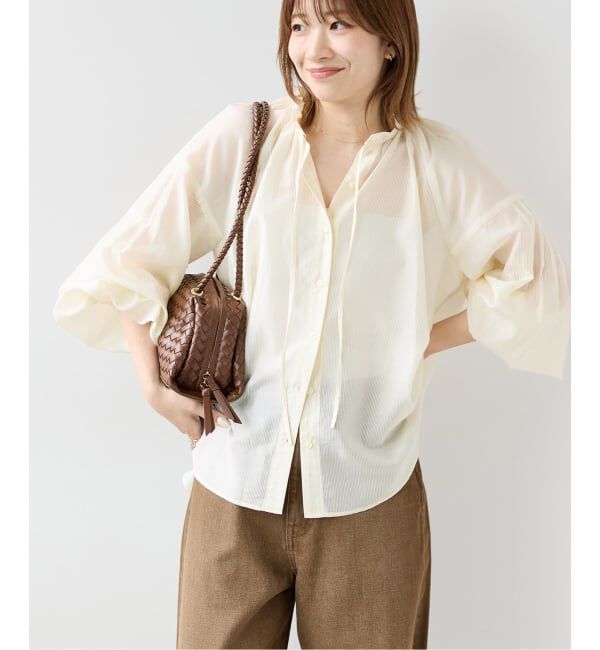 JOURNAL STANDARD relume「《WEB限定予約》ピンタックフリルブラウス」|シャツ・ブラウス|