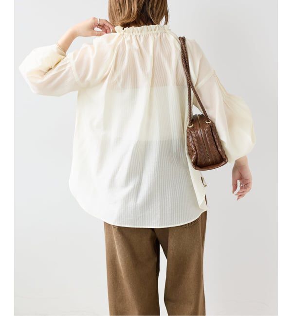 JOURNAL STANDARD relume「《WEB限定予約》ピンタックフリルブラウス」|シャツ・ブラウス|
