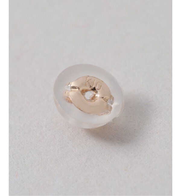 Lilas by Spick&Span「オニキスTバーチェーンピアス K10（両耳）」|ピアス|