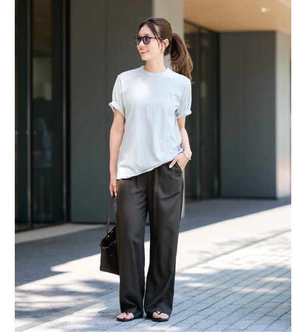 FRAMeWORK「≪追加≫ATON/エイトン FRESCA SINGLE JERSEY STANDARD Tシャツ」|Tシャツ・カットソー|