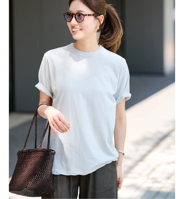 FRAMeWORK「≪追加≫ATON/エイトン FRESCA SINGLE JERSEY STANDARD Tシャツ」|Tシャツ・カットソー|