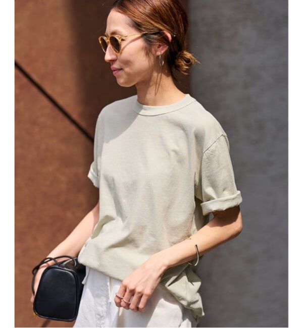 FRAMeWORK「≪追加≫ATON/エイトン FRESCA SINGLE JERSEY STANDARD Tシャツ」|Tシャツ・カットソー|