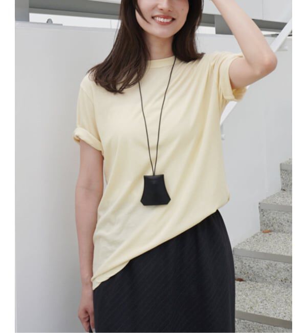 FRAMeWORK「≪追加≫ATON/エイトン FRESCA SINGLE JERSEY STANDARD Tシャツ」|Tシャツ・カットソー|イエロー