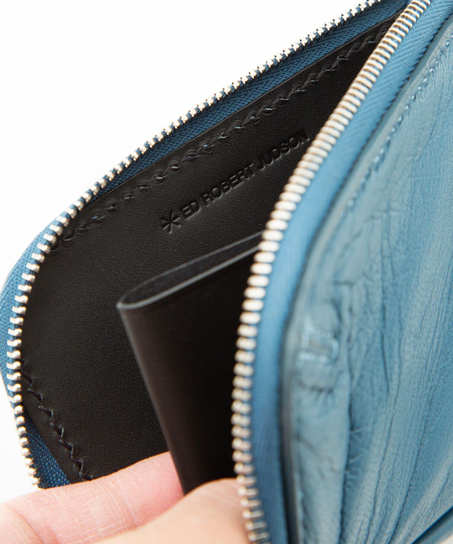 nano･universe「ED ROBERT JUDSON/drawstring L-zip purse」|ショルダー・メッセンジャー|