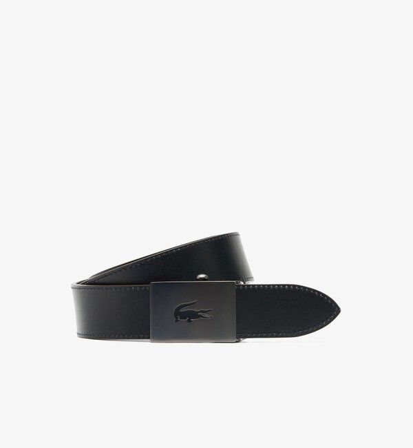 LACOSTE「ガチャベルバックルリバーシブルレザーベルト」|ベルト|ダークブラウン