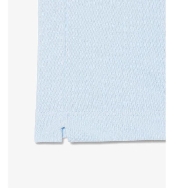 LACOSTE「オーガニックコットン ストレッチ鹿の子 配色パイピング比翼ポロシャツ」|ポロシャツ|