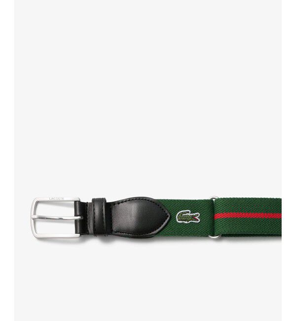 LACOSTE「クラシックボーダーテープベルト」|ベルト|