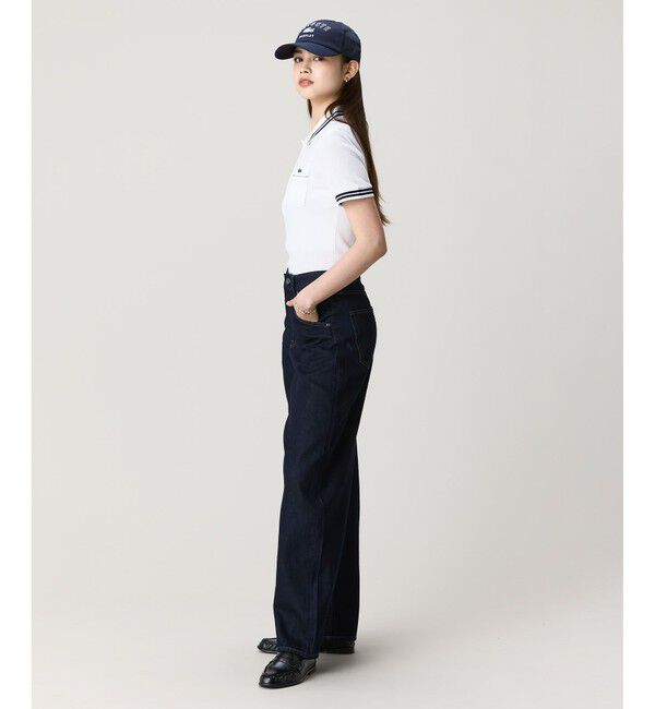 LACOSTE「フランスメイド ナローリブニット スリムフィットポロシャツ」|ポロシャツ|