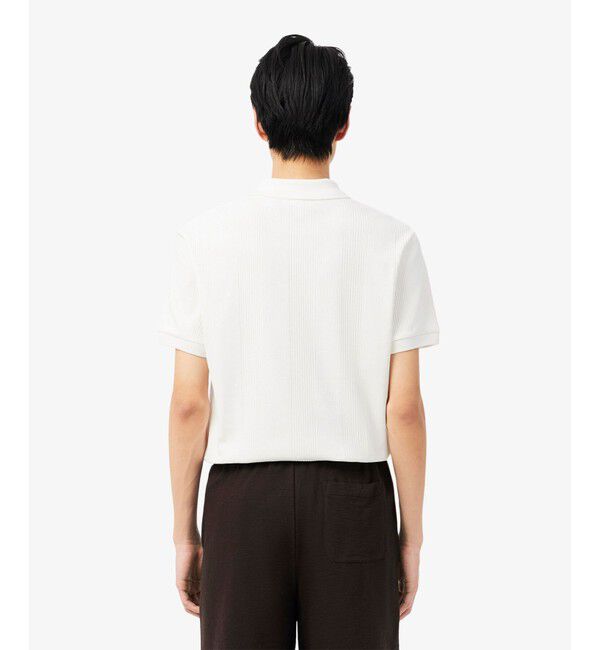 LACOSTE「リブニットポロシャツ」|ポロシャツ|