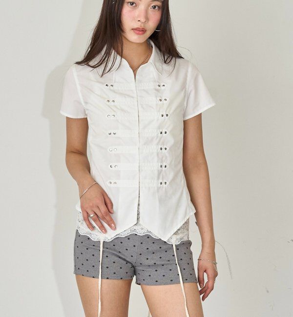  「【WEB限定】ナポレオンコンパクト半袖シャツ」|シャツ・ブラウス|