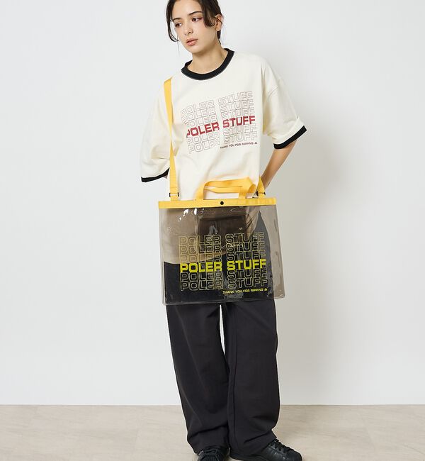 ABAHOUSE「【POLeR/ポーラー】リンガーTシャツ / 61MCV0057 / ユニセック」|Tシャツ・カットソー|