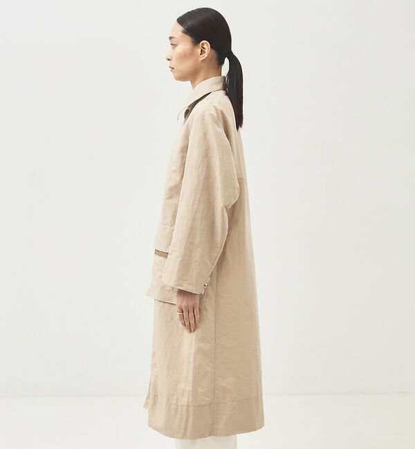 The Store by C' 「【HARUNOBUMURATA】HERMAN コットンリネンコート」|トレンチコート|