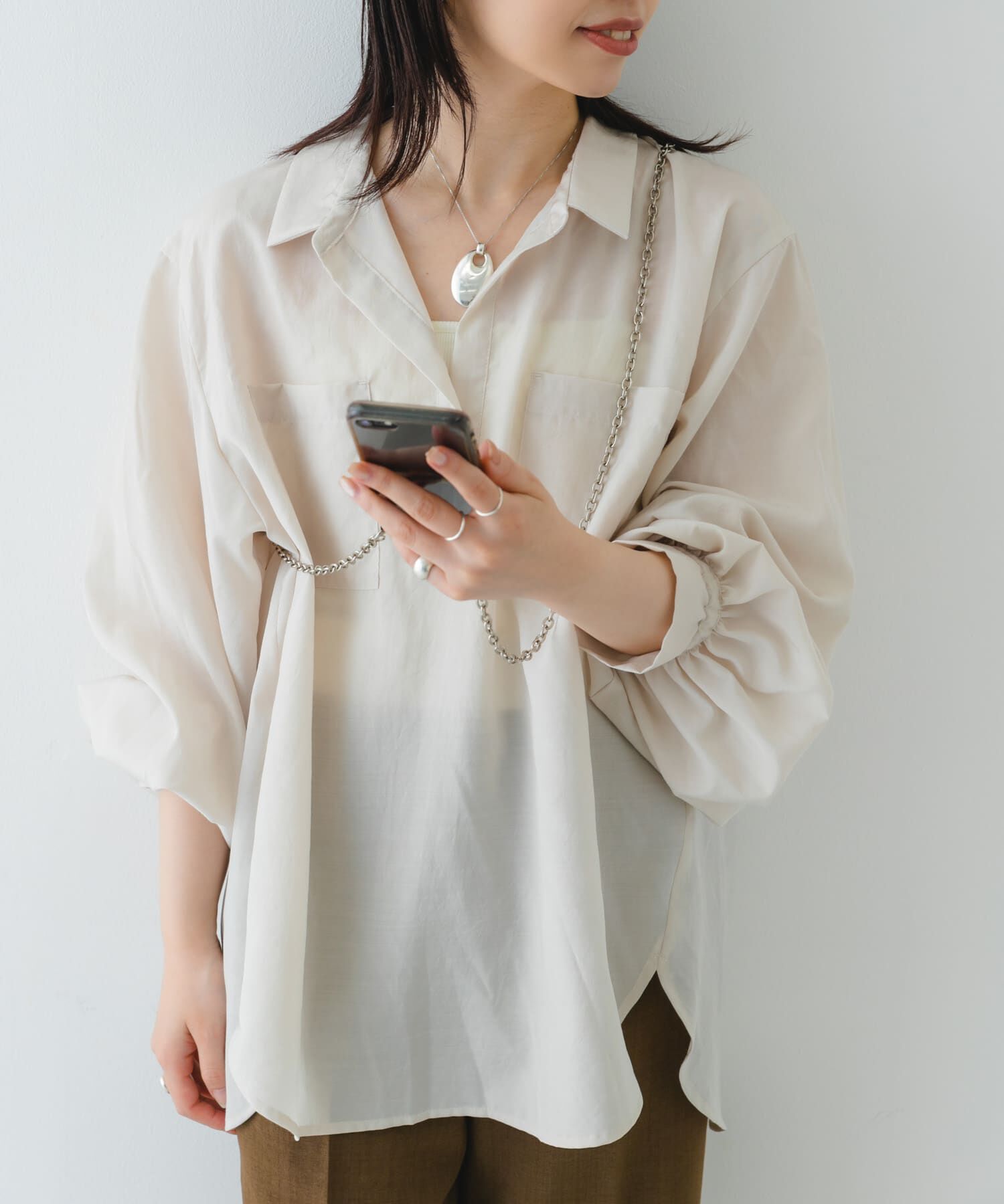 RODE SKO「『別注』BEAURE&times;RODESKO　レザーコンビモバイルストラップ」|モバイルケース|