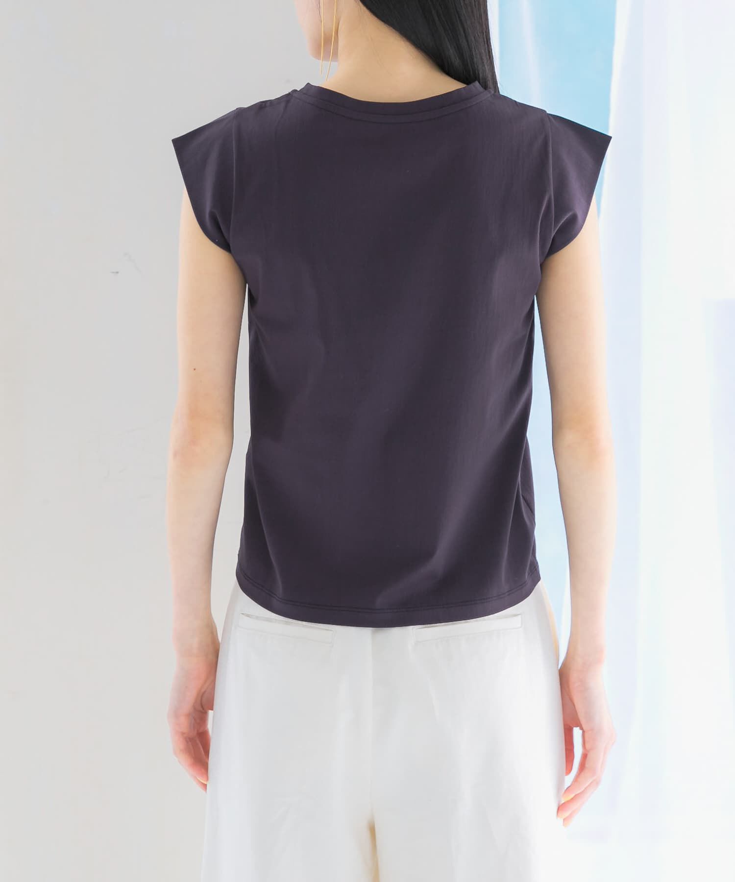 URBAN RESEARCH ROSSO「クールタッチスーピマコットンフレンチTシャツ」|Tシャツ・カットソー|